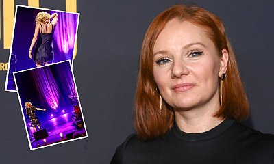 Ewelina Flinta wije się na scenie. Zrzuciła fatałaszki i pokazała koronkowe cudo