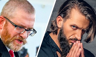 Podkręcamy look tradycyjnego Grzegorza. W nowoczesnym zaroście prezentuje się jak buńczuczny hipster [nasze metamorfozy]