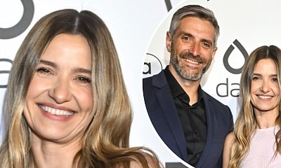 Joanna Koroniewska w prześwitach jak ta lala u boku Macieja Dowbora na ściance. Jej ryzykowna kreacja skradła show
