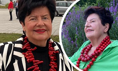 Nie tylko czerwone korale. Joanna Senyszyn lubuje się w fikuśnej biżuterii [dużo zdjęć]