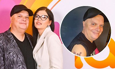 Krzysztof Skiba zrobił sobie pierwszy w życiu tatuaż. "Dedykowany Karolinie — miłości mojego życia"