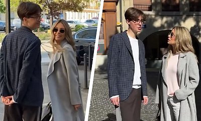 Małgorzata Rozenek zabrała najstarszego syna do Genewy. Fani grzmią: "Mogłabyś go lepiej ubrać"