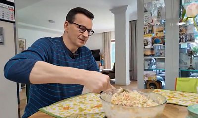 Mati kucharz chciał wbić szpilę obecnym władcom i zrobił sałatkę na święta. Przez cztery rzeczy stał się królem przypału [wideo i memy]