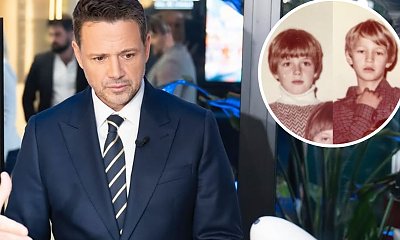 Rafał zebrał się na wspominki i opublikował archiwalne zdjęcie z kumplem ze szkolnej ławy. To znany aktor, który grał w "Ogniem i mieczem"