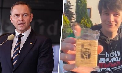 Daniel, syn Karola, oferował sękacz z podobizną ojca. Antyfanka go zakasowała — jednym krótkim pytaniem [memy]