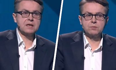Debata: Maciej się zakręcił i zaliczył wpadkę na żywo. Wszyscy to usłyszeli [zabawne wideo]