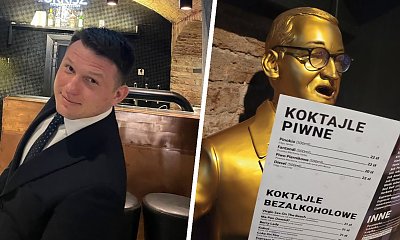 Za pół litra złotego trunku u Sławka trzeba zapłacić krocie. Ceny zwalają z nóg, ale nazwy z karty bawią do łez