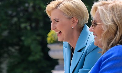Agata od Andrzeja spotkała się z Jill od Joe. Jedna z pań odsłoniła zgrabne nogi w pogniecionej kiecce