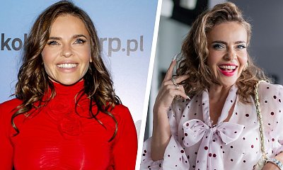 Edyta Herbuś dołącza do obsady serialu "Przyjaciółki". Mamy zdjęcia z planu. Ależ z niej chichotka