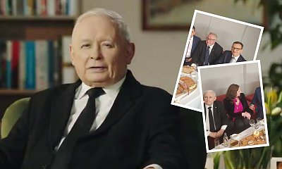 Jarek czekał na wyniki głosowania przy suto zastawionym stole. Oto, czym mógł posilić się prezes i jego świta