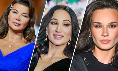 Stylizacje gwiazd na koncercie TVP: Edyta Górniak w błękicie, Justyna Steczkowska czarnym kombinezonie i kosmiczna Natalia Szroeder