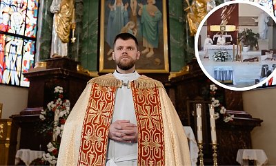 Chłopczyk przewrócił "świętą" figurę w czasie mszy. Stoicka reakcja księdza w 5 sekund stała się hitem sieci [wideo]