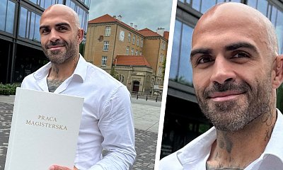 Akop Szostak właśnie obronił magisterkę. Nie do wiary, jaki kierunek ukończył i to na piątkę