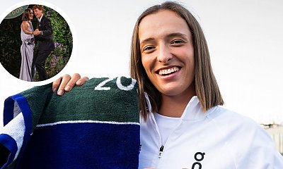 Jannik Sinner i Iga Świątek w zwycięskim tańcu na Wimbledonie. Polka w niebieskiej sukni prezentowała się wyśmienicie [wideo]