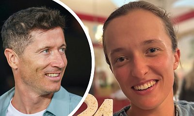 Robert Lewandowski gratuluje Idze Świątek mistrzowskim memem. Lewy rozbawił pół Internetu