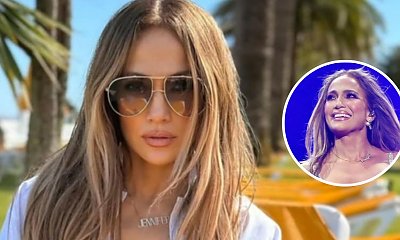 Jennifer Lopez zaliczyła wpadkę i spadła jej spódniczka. "Zazwyczaj nie noszę bielizny" [wideo]