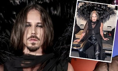 Mroczny Michał Szpak zaliczył wtopę podczas performance'u. Tak wił się na scenie, że coś mu wypadło [wideo]