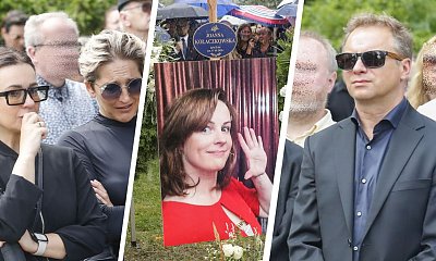 Tak wyglądał humanistyczny pogrzeb Joanny Kołaczkowskiej: Tadla i Steczkowska całe we łzach. Nagle wszyscy usłyszeli głos zmarłej