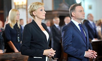 Agata 10 lat temu na zaprzysiężenie Andrzeja wskoczyła w szkolny mundurek. Nie do wiary, jak wtedy się ubrała