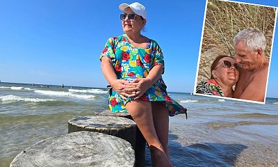 Izabela Zeiske wskoczyła w bikini. Z mężem Boguszem oddała się rubasznościom na piasku