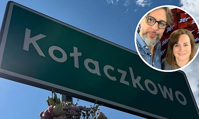 Mieszkańcy Kołaczkowa przyczepili to do znaku. Przyjaciel Joanny Kołaczkowskiej musiał zareagować