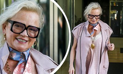 Katarzyna Figura zachwyciła w butach-kopytach i pudrowym różu. Tak stylowo już dawno nie było