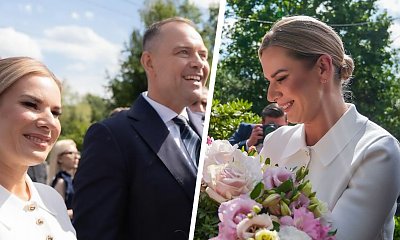 Marta Nawrocka z pierwszą wizytą jako pierwsza dama. Tak się ubrała: "Klasa sama w sobie"