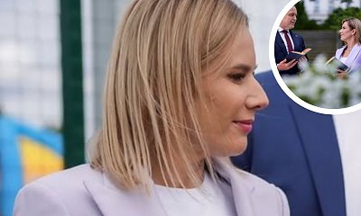 Marta Nawrocka to królowa recyklingu. Znów postawiła na ten sam garniak, a zachwytom nie było końca