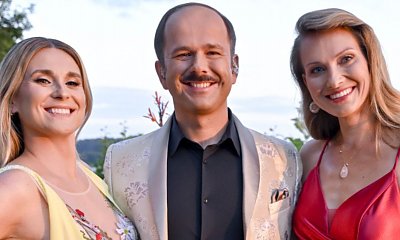 Gwiazdy na poprawinach w Mrągowie. Kajra zachwyciła kreacjami, lecz i tak wszyscy patrzyli na wijącą się Joannę Moro