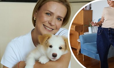 Aneta Zając wcisnęła się w stare spodnie. Różnica zwala z nóg. "Zostają na pamiątkę"