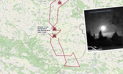 Mrożące krew w żyłach sekundy. Tak wyglądało polowanie na rosyjskiego drona nad Polską [wideo]