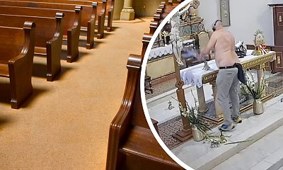Horror w czasie mszy. Wtargnął półnagi i rzucił się na ołtarz. Wierni usłyszeli tylko jeden przerażający krzyk