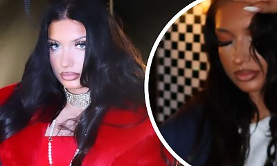 Viki Gabor przesadziła z make-upem. Rzęsy tak ciężkie, że trudno podnieść powieki