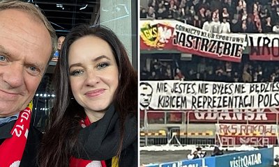 „Donald, matole!” – tak kibice przywitali Tuska, a on zgasił ich jednym zdaniem