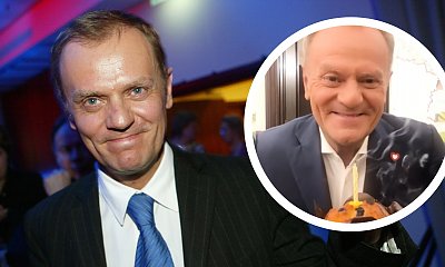 Donald Tusk w szampańskim nastroju świętuje "roczek". Wideo hitem sieci