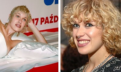 Cała w prześcieradle z poduszką pod pachą. Helena Englert przekroczyła granicę dobrego smaku na premierze?