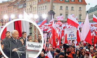 "Do widzenia!" Jarosław Kaczyński żegna się na marszu PiS?