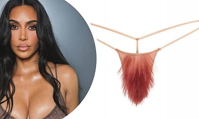 Kim Kardashian sprzedaje majtki ze sztucznymi włosami. Fanom opadły szczęki