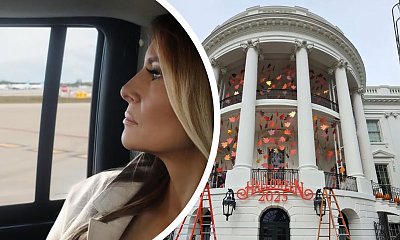 Melania Trump dekoruje na Halloween. Jest bardzo zachowawczo i skromnie