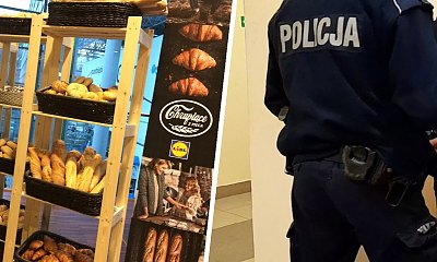 Pani Basia zalała się łzami, gdy przyłapano ją w Lidlu na kradzieży jedzenia. Reakcja policjantów przywraca wiarę w ludzi