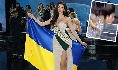 Przerażające, co spotkało przepiękną Ukrainkę. Nagranie z Miss Earth mrozi krew w żyłach! [wideo]