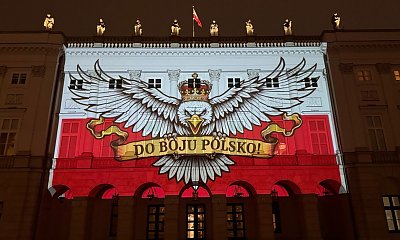 Nie wpuścili ich na stadion, więc zrobili TO na Pałacu Prezydenckim