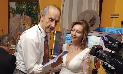 Syn legendy TV wziął trzeci ślub w wieku 80 lat. "Pobraliśmy się z miłości po ośmiu miesiącach znajomości" [zdjęcia, wideo]