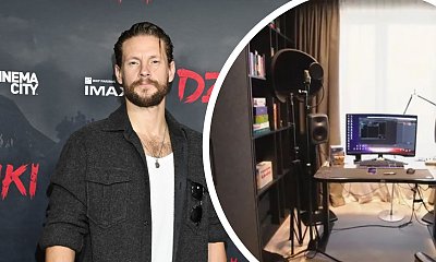 Sebastian Fabijański w końcu pokazał, jak mieszka. Widok na ścianie odbiera mowę, a studio to dopiero początek. "Wszystko to mój pomysł"
