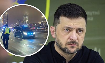 Zełenski już w Polsce. Warszawiacy zamarli, gdy zobaczyli, co pędzi przez centrum stolicy [wideo]