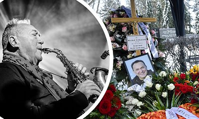 Widok nietypowej urny odebrał mowę żałobnikom na pogrzebie Michała Urbaniaka. Tłum oniemiał