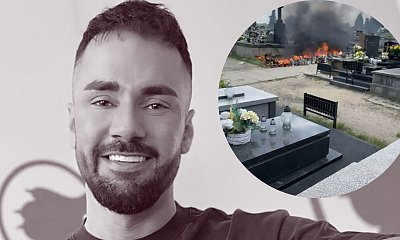 Zrozpaczona ukochana Łukasza Litewki stanęła nad spalonym grobem. Jej słowa wyciskają łzy