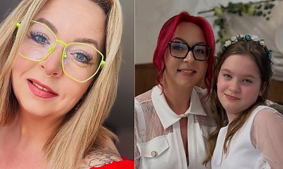 Mama na obrotach w obcisłej bieli na komunii córki. Odważna koronka zdecydowanie podkreśliła kobiecość [zdjęcia]