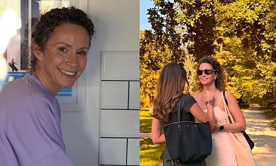 45-letnia Monika Mrozowska obok 23-letniej córki. Fani dopytują o ciążę, gwiazda przerywa milczenie [zdjęcia]