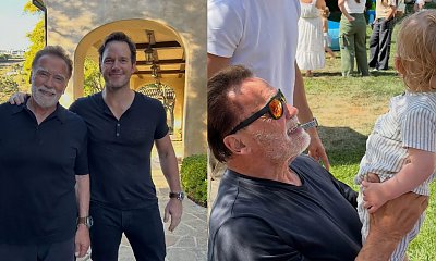 Terminator całkiem rozmiękł na starość? Arnold Schwarzenegger bawi się z wnuczkami. Fani: "To najsłodszy widok" [zdjęcia]